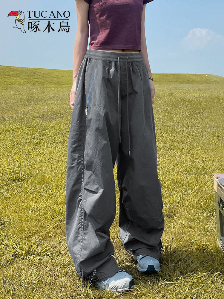 Woodpecker quick-drying assault pants, women's summer climbing, thin small outdoor mountaineering paratrooper overalls