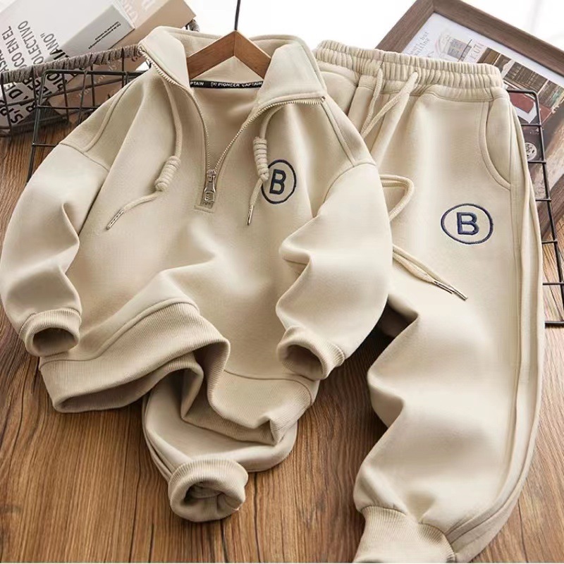 Picture of Children's sweater sports suit 2023 new large children's autumn western style boys loose clothes fat children's spring and autumn