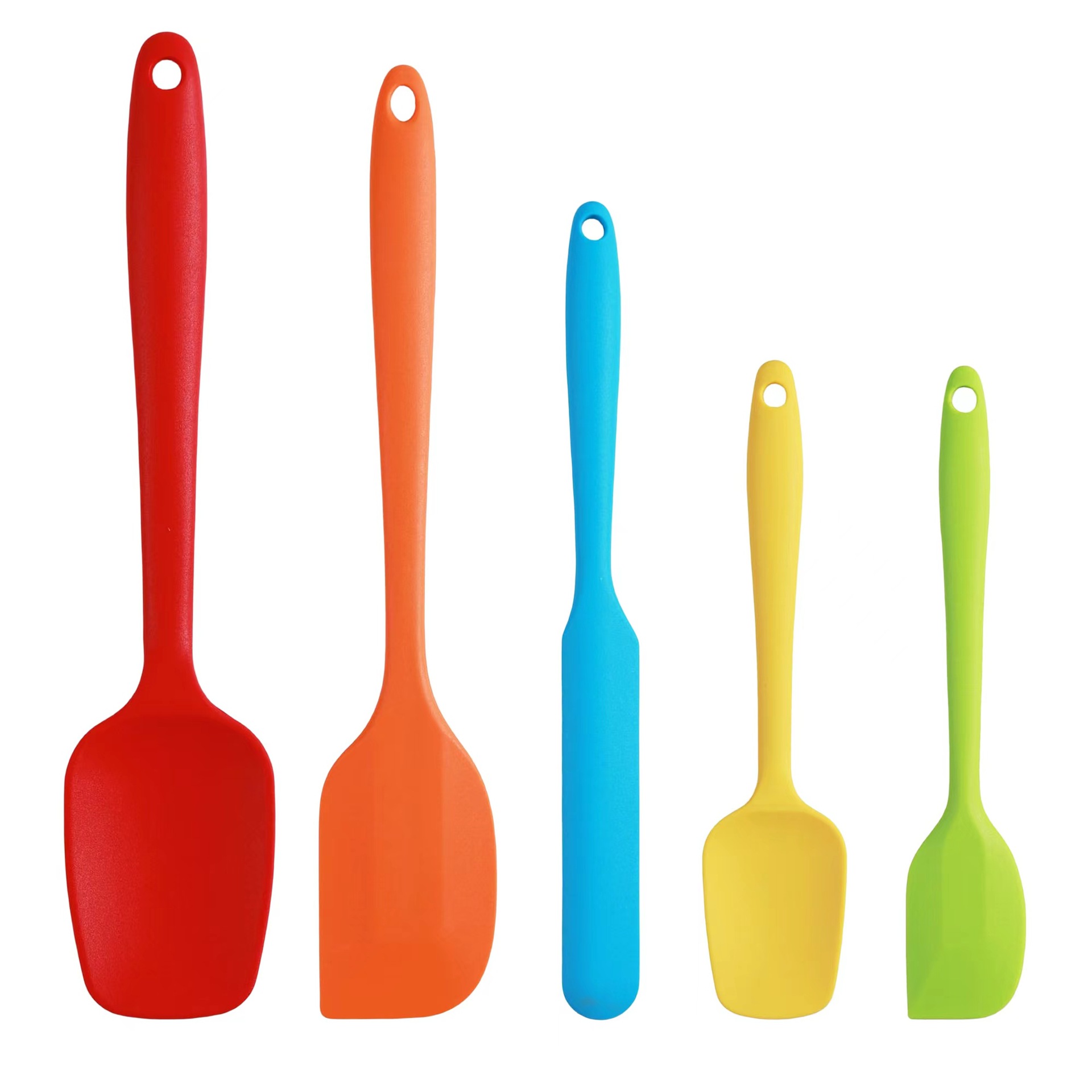 Picture of In stock kitchen baking cream Spatula Silicone six-piece baking scraper silicone brush baking suit small scraper