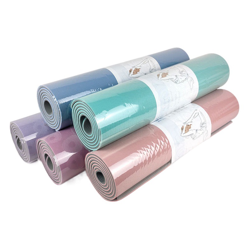 Skipping rope mat extra large high rebound non-slip dance mat shock absorption fitness mat widened thickened TPE yoga mat wholesale