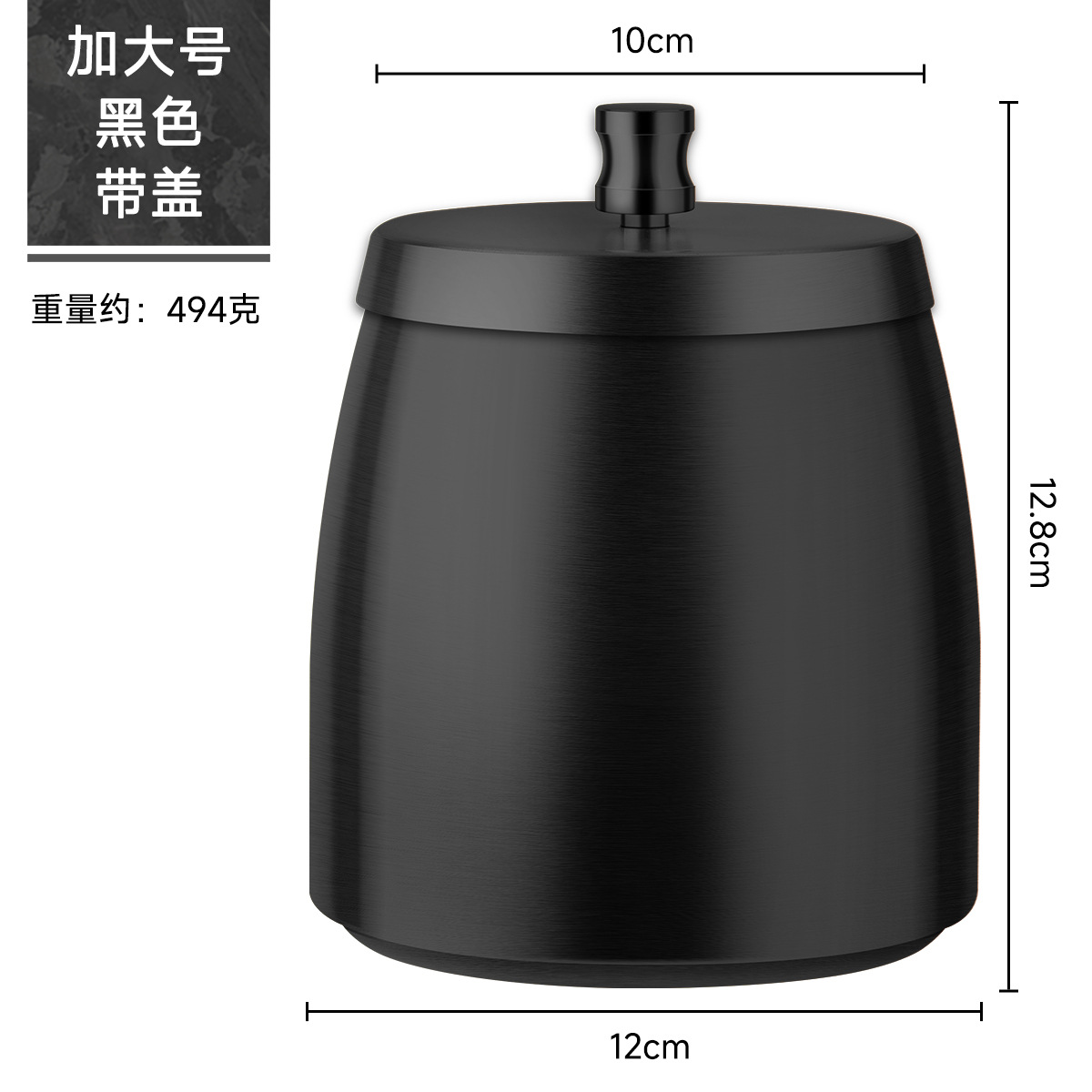 Picture of Wholesale titanium-plated stainless steel ashtray with lid thickened and raised anti-fly ash Internet cafe bar KTV office laser