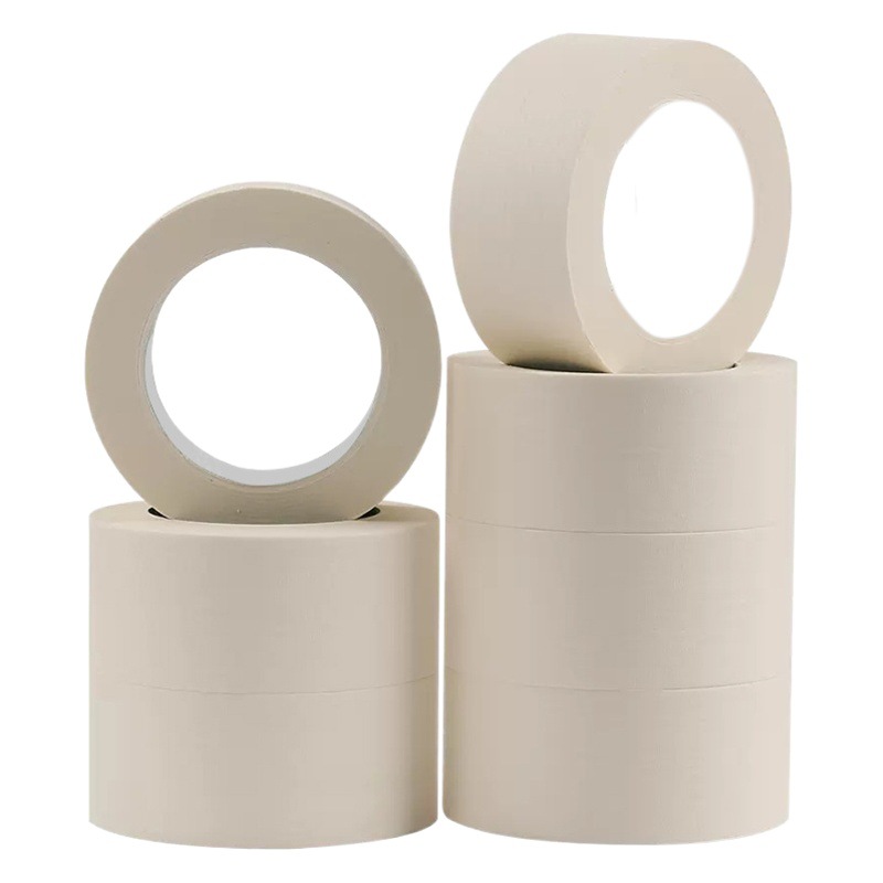 Wholesale White High-Viscosity Masking Tape Paper Tape for Painting, Art, Furniture Decoration, Traceless and Easy to Tear Masking Paper