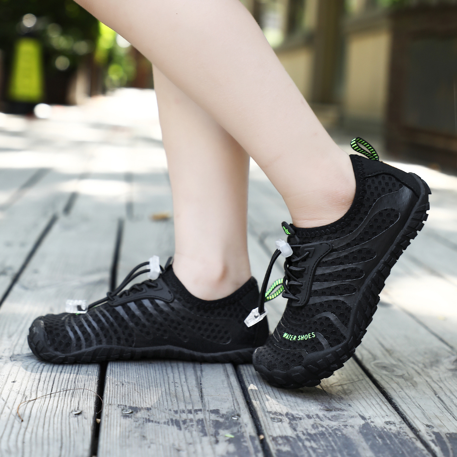 Spring and Summer Children's upstream shoes outdoor leisure wading shoes five-finger beach shoes Lightweight diving swimming shoes