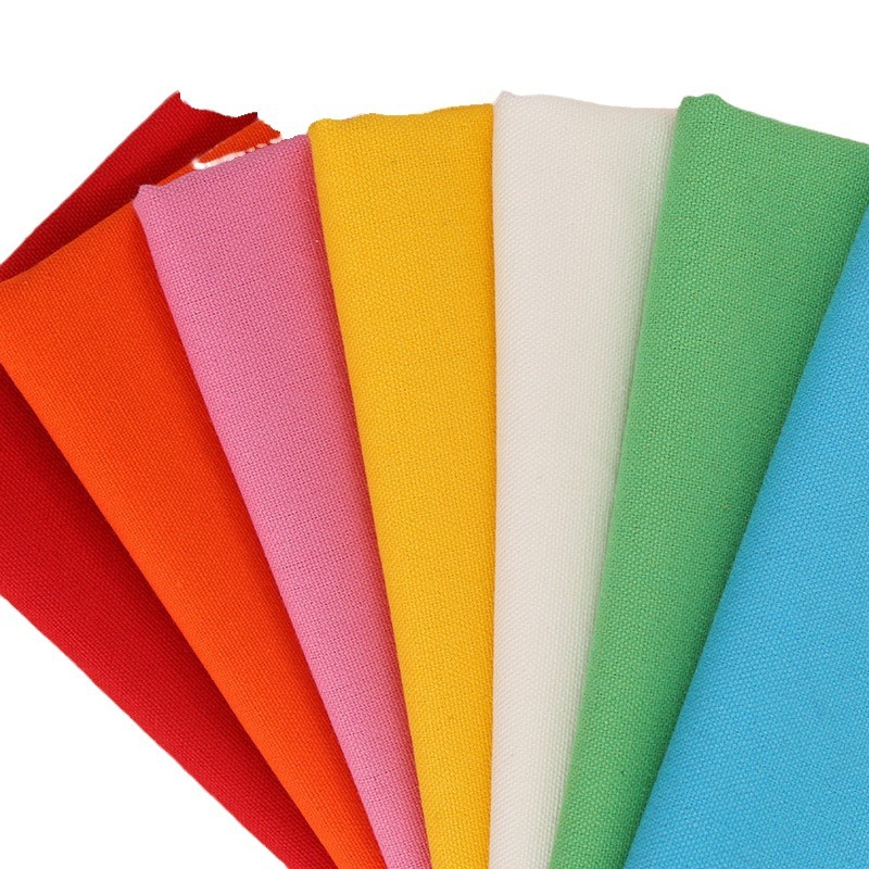 Picture of Spot Cotton Dyed 10A Pure Cotton Canvas Fabric Bags, Shoes, Hats, Aprons, Workwear Plain Cylinder Dyed Canvas Fabric