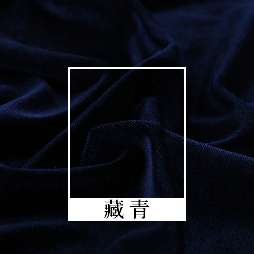 Picture of South Korea velvet fabric thickened weft knitted velvet velvet high quality dyed fabric cheongsam fashion curtain wholesale