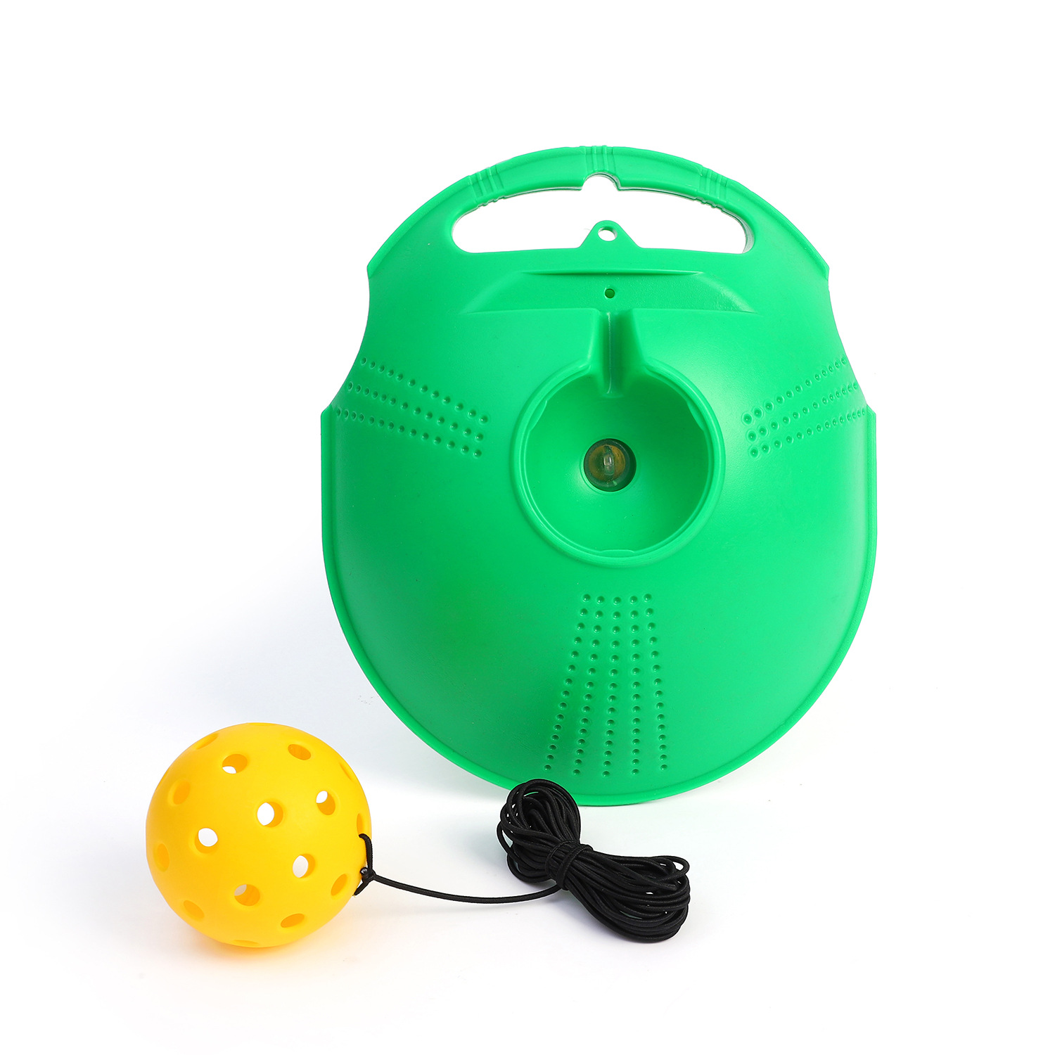 Picture of Pick ball trainer training base 40 holes high elastic plastic hole ball beginners practice Pickleball