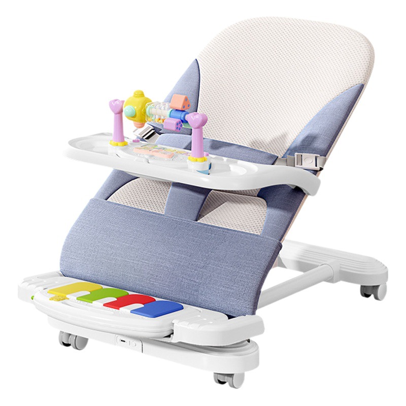 Baby-coaxing Artifact Baby Rocking Chair Newborn Baby Soothing Chair Recliner Sleeping Artifact Rocking Bed Children's Bouncing Chair