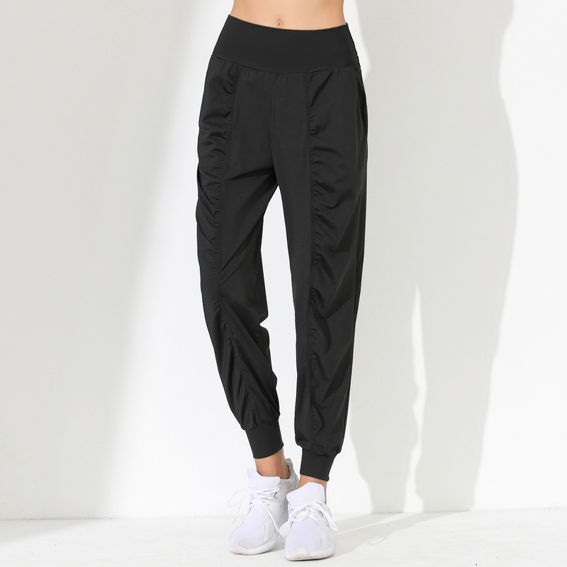 The same autumn sports loose toe slimming elastic waist quick-drying sports pants running yoga fitness pants