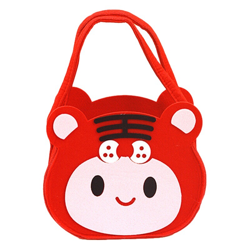 Wholesale custom felt cartoon bag kindergarten birthday birthday gift Candy Baby Full Moon Day gift bag