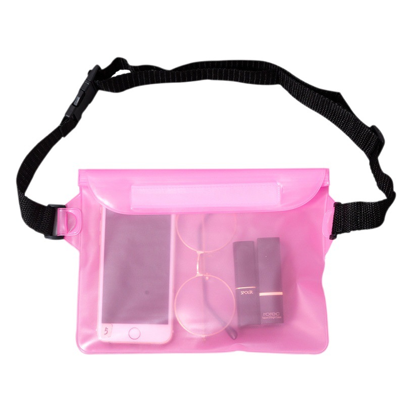Cross-border slant back waist bag mobile phone waterproof bag diving bag waterproof case takeaway rider rechargeable swimming drifting touch screen