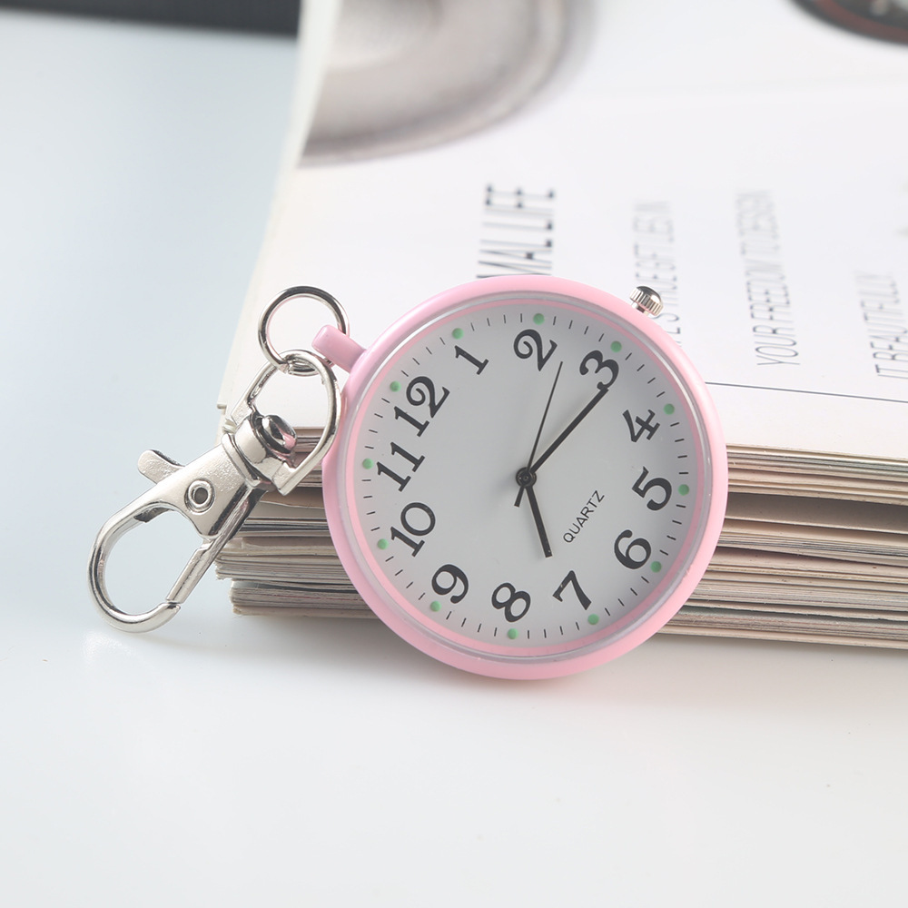 Picture of Examination pocket watch clear large number literal elderly children students key chain hanging watch nurse watch only look at the time