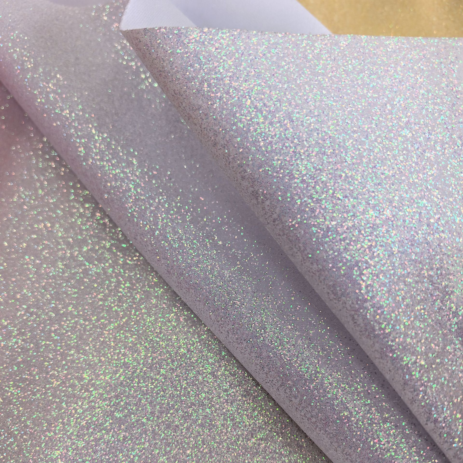 glitter fluorescent glitter stretch fabric knitted glitter sequin leather