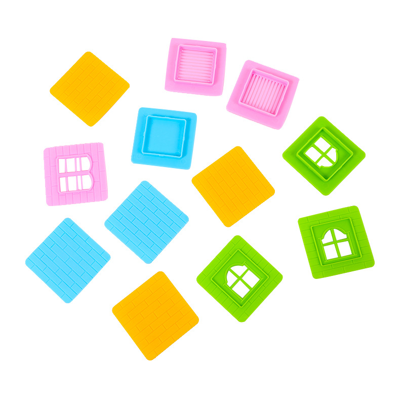 Picture of Children's large color window magnetic pieces wholesale building blocks supplementary magnetic building blocks educational toys wholesale
