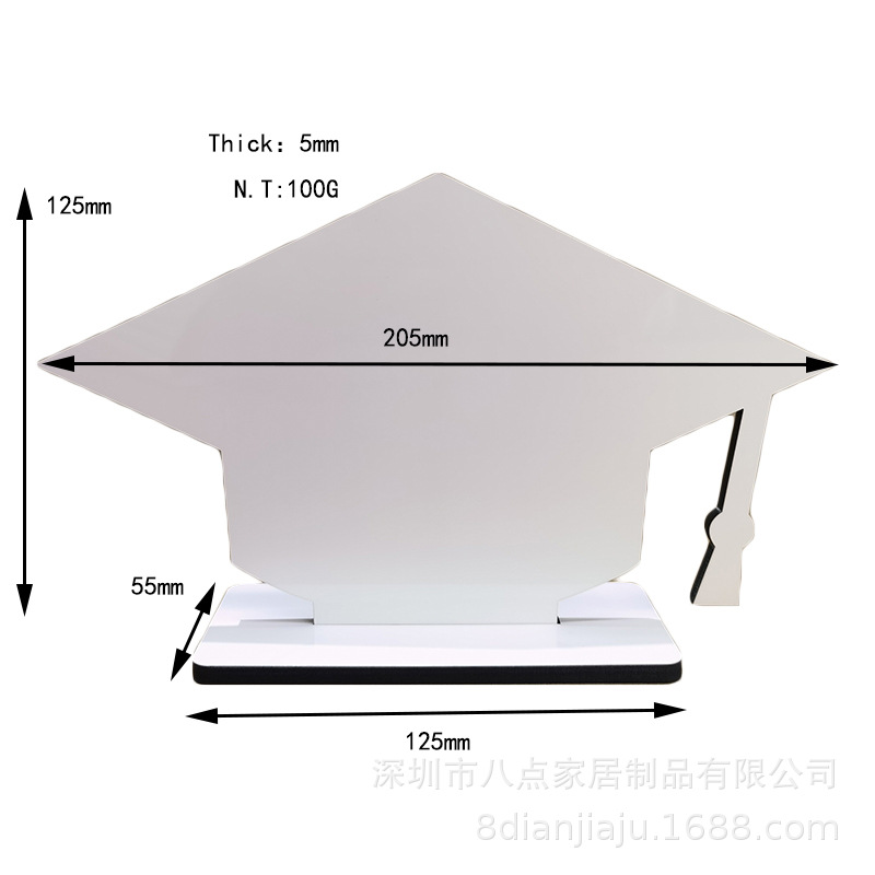 Picture of Father's Day New phase plate saw blade wrench sublimation wood print personality pattern MDF table
