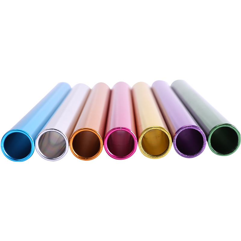 Picture of Electroplated 2.7cm aluminum alloy relay rod oxidation electroplating standard adult race relay rod transfer rod signal rod