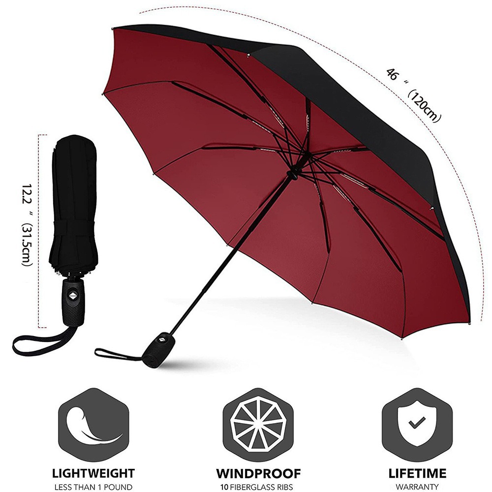 Picture of Amazon Best Seller 70% off Umbrella Amazon's Popular Double-Layer Foldableing Umbrella Fully Automatic Advertising Umbrella