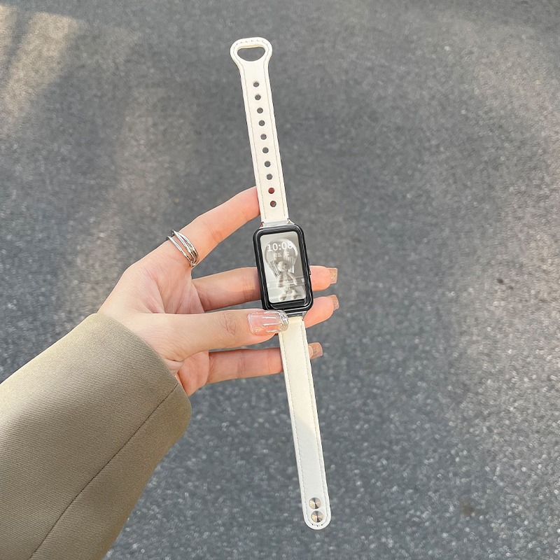 Picture of For Huawei Bracelet 9/8/7NFC Edition Strap Huawei band6pro Bracelet Leather Glory Bracelet 7 Men and Women