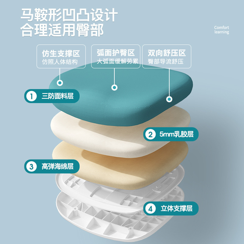 Picture of Children's Learning Chair Automatic Backtracking Writing Chair Lifting Adjustable Children's Chair Primary School Students' Home Backrest Learning Chair