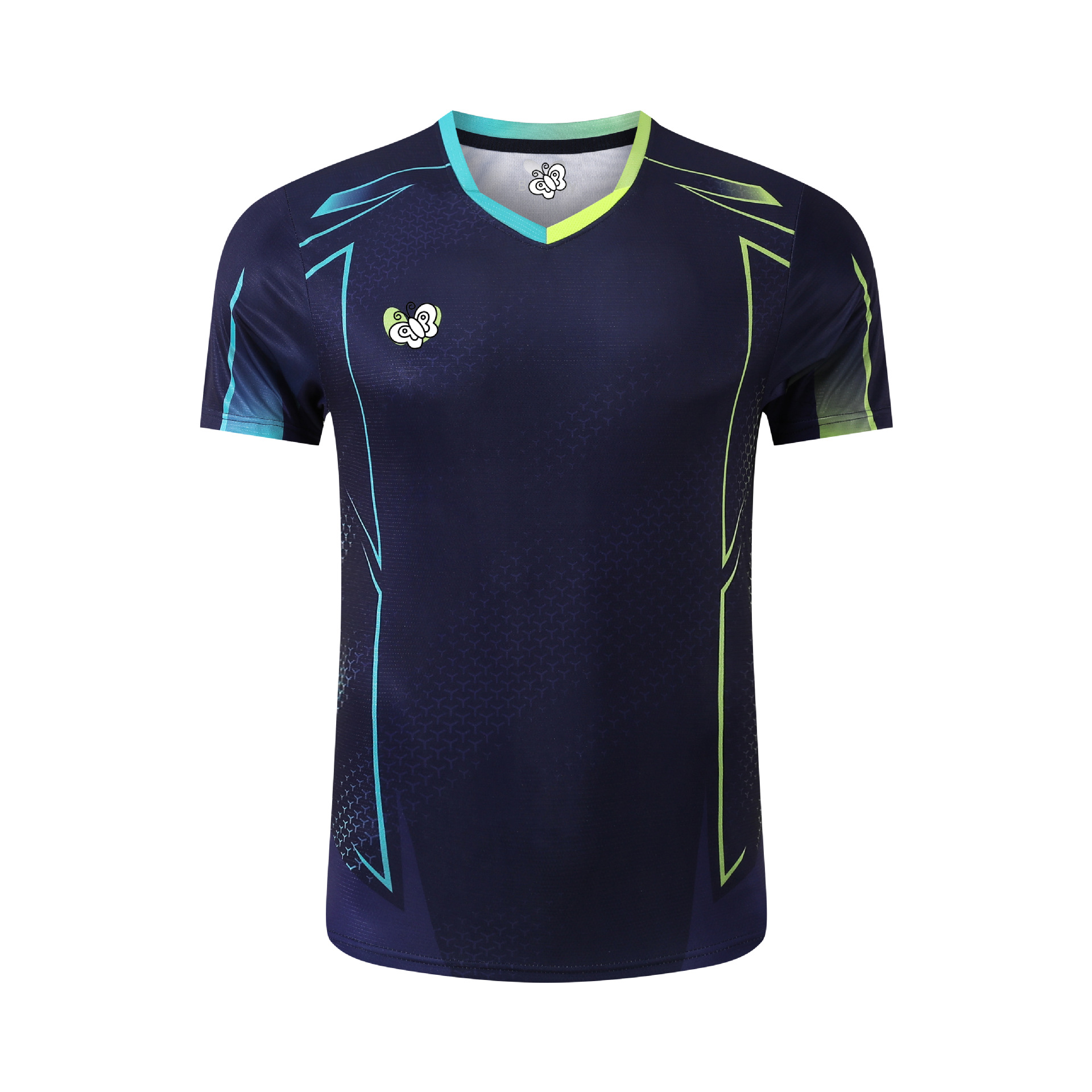Picture of New Table Tennis Uniforms for Men and Women, Quick-Drying Short-Sleeved Student Kidsren's Tops, Women's Training Uniforms, Group Purchase Team Uniforms, Summer 2201