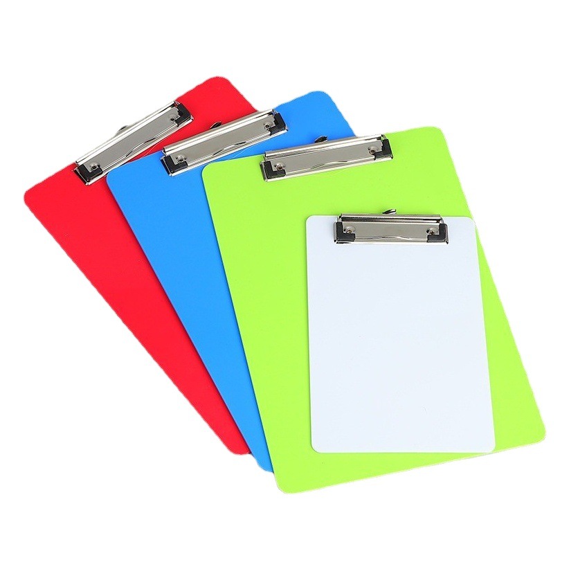 Transparent A4A5 Board Clip Thickeneded File Plywood Butterfly Writing Board Clip Student Office Supplies Hard Plastic Folder