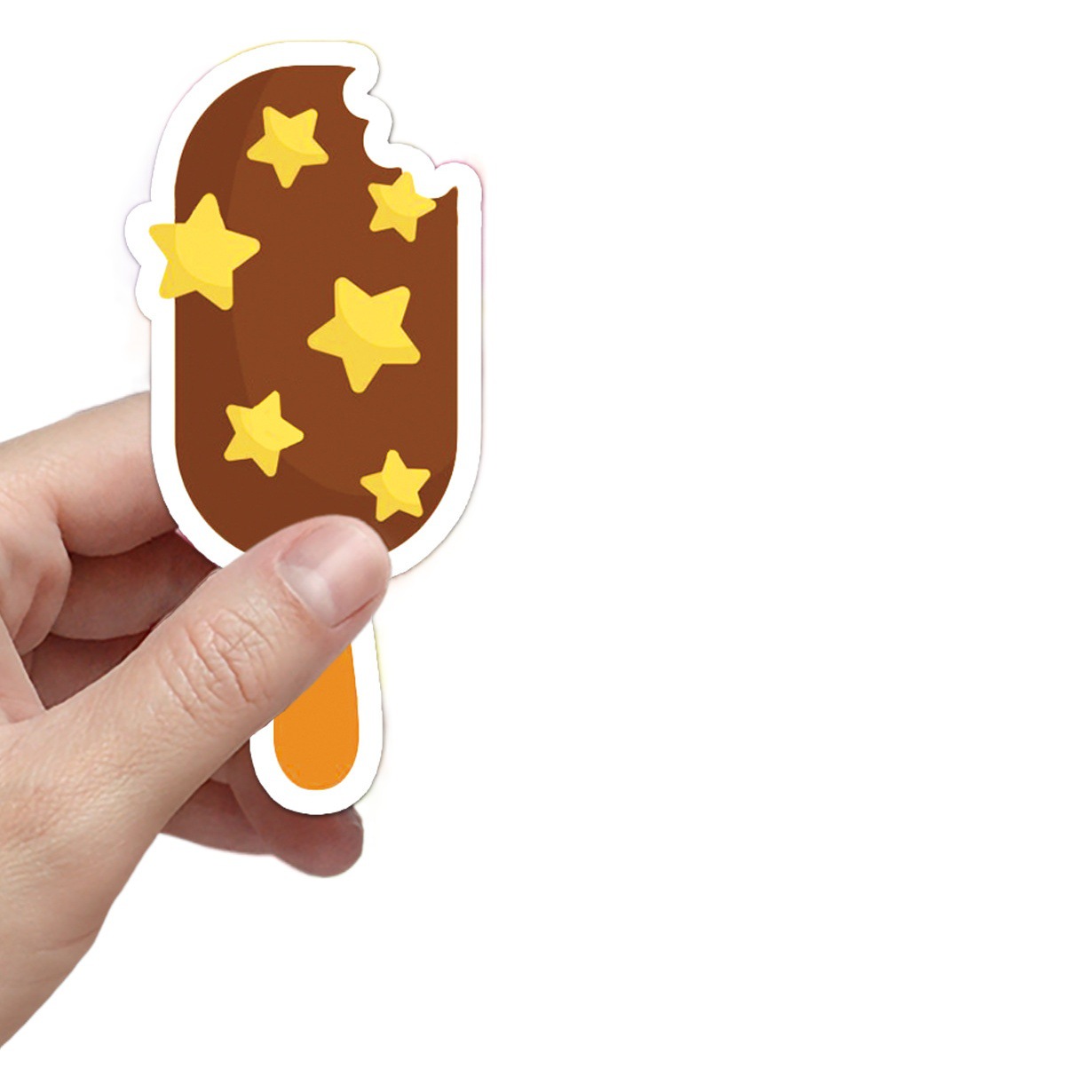 50 popsicle creative personality stickers cute small fresh mobile phone case water cup flat skateboard diy waterproof stickers