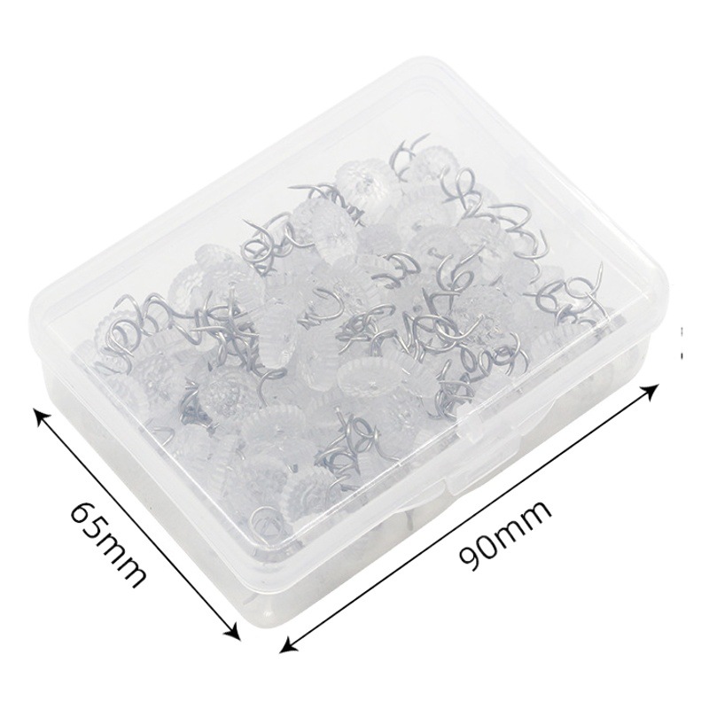 Manufacturer Wholesale 50 Pieces/100 Pieces Gear Spiral Twist Nail Set Quilt Sofa Cushion Non-Slip Fixed Nail Supply