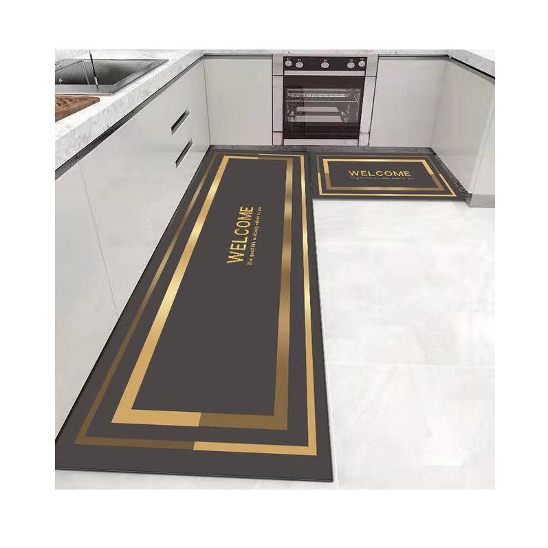 Picture of Factory wholesale modern simple wind kitchen floor mat waterproof and oil-proof foot mat for door entry dirty-resistant absorbent non-slip mat