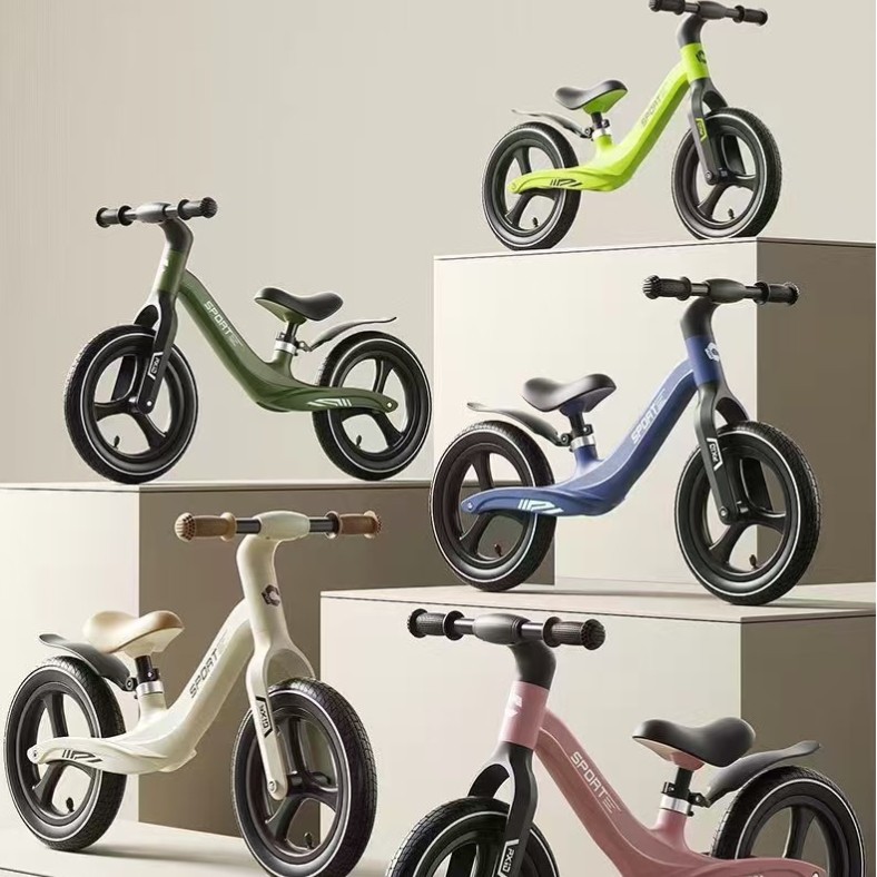 Picture of Children's balance car 14 inch nylon frame scooter scooter 1-6 years old 12 inch pedless children's bicycle