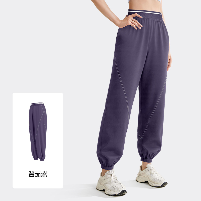 Picture of Juyitang Spring and Summer Thin Quick-drying Pants Women's Loose Running Fitness Elastic Breathable Training Sports Pants