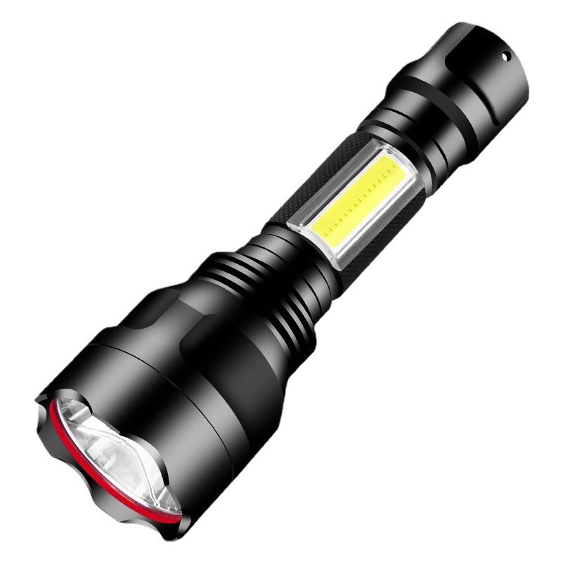 Shenyu Strong Light Flashlight Rechargeable Led Searchlight Long-Range Outdoor Waterproof Lamp Home Mini Camping Style
