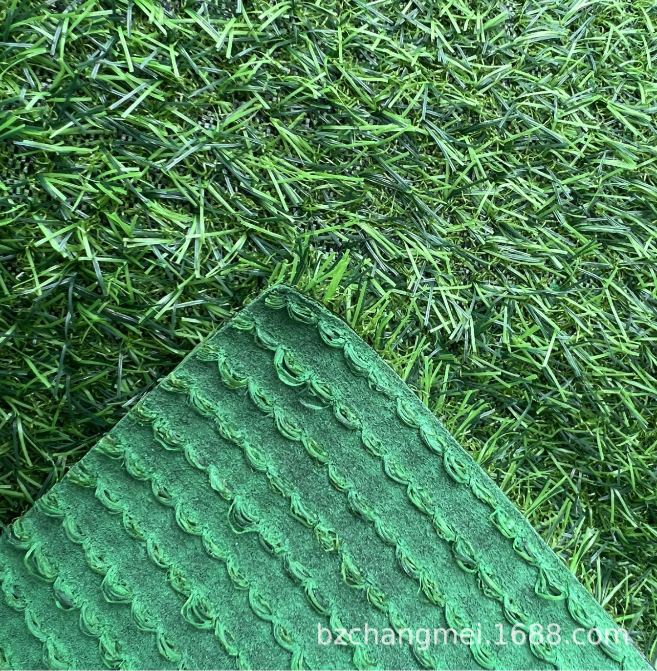 Picture of Fenced lawn outdoor fenced lawn mat 15mm simulation lawn factory adhesive artificial lawn