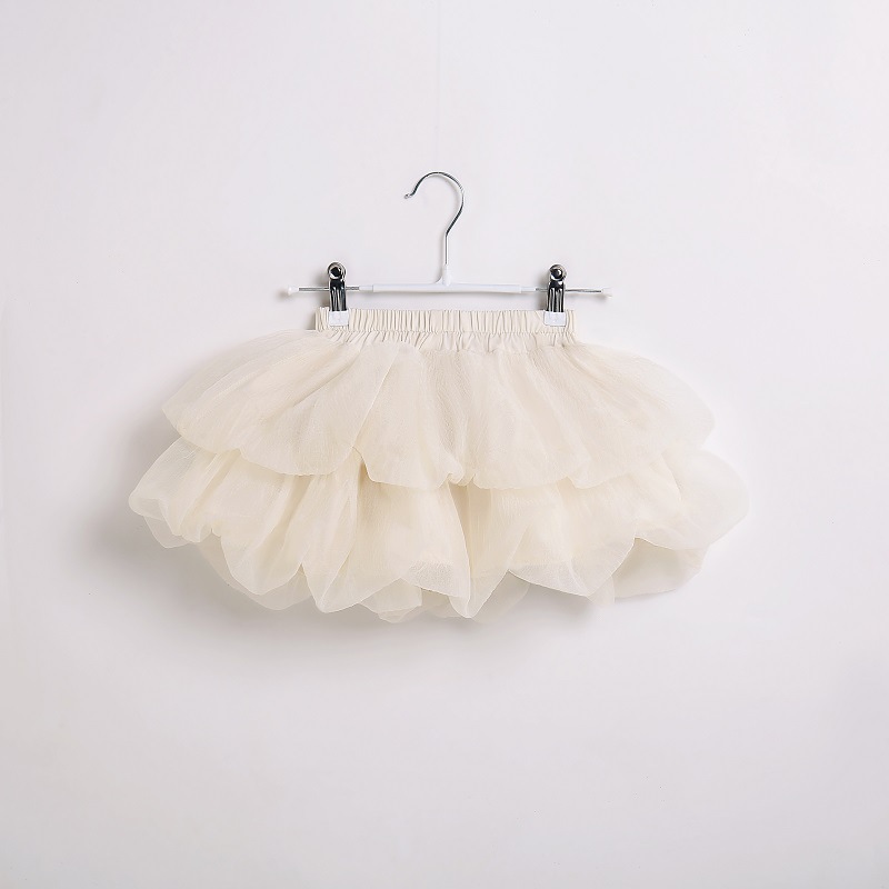 Picture of Girls Mesh Skirt Kidsren's Seersucker Skirt Tutu Skirt Cake Skirt 2025 Spring Autumn Summer Baby Gauze Skirt