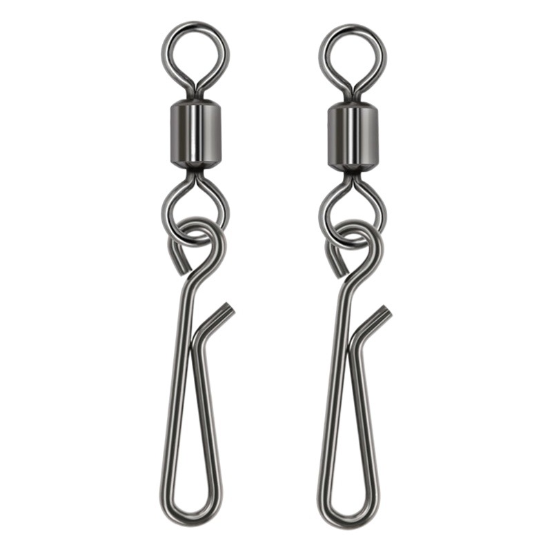 Outdoor Fishing Supplies Fishing Gear Wholesale 8-Shaped Ring Sub-Line Clip American Swivel + Hanging Pin Connector