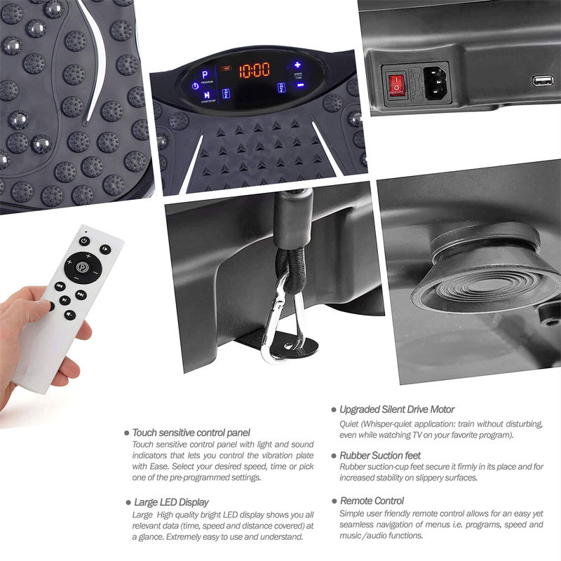 Picture of Cross-Border Home Fat Removal Machine Lazy Person Standing Fitness Exercise Shake Vibration Board Wholesale Mini Body Shaping