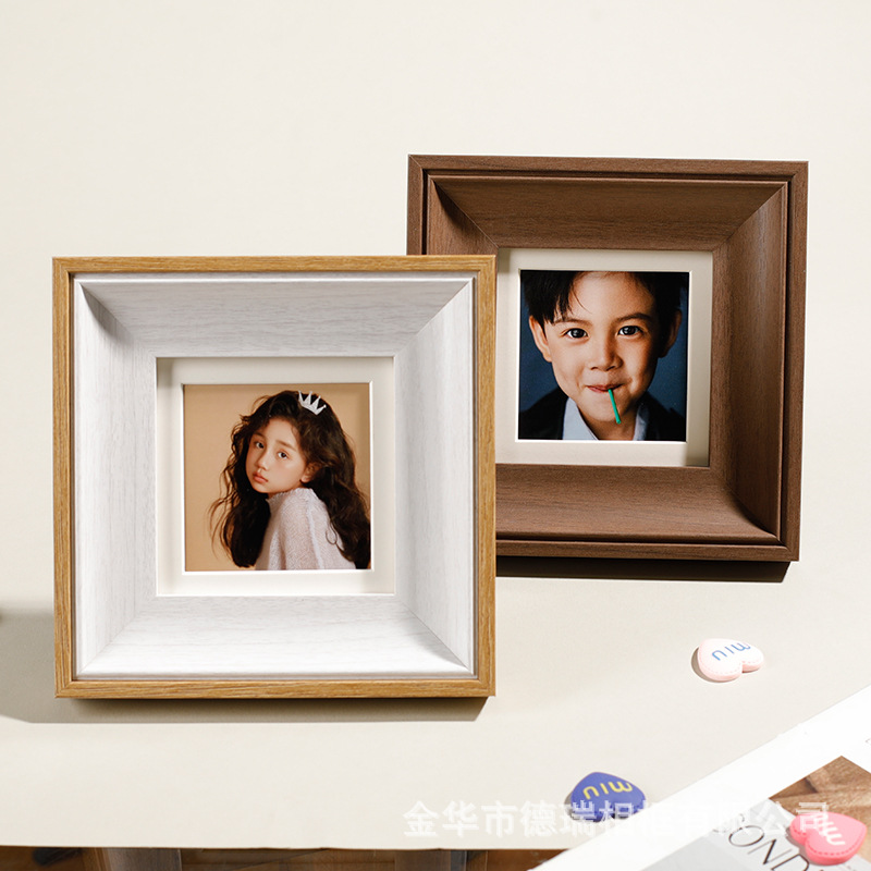 Simple American retro color matching photo frame square table factory wholesale creative decoration photo album frame wall