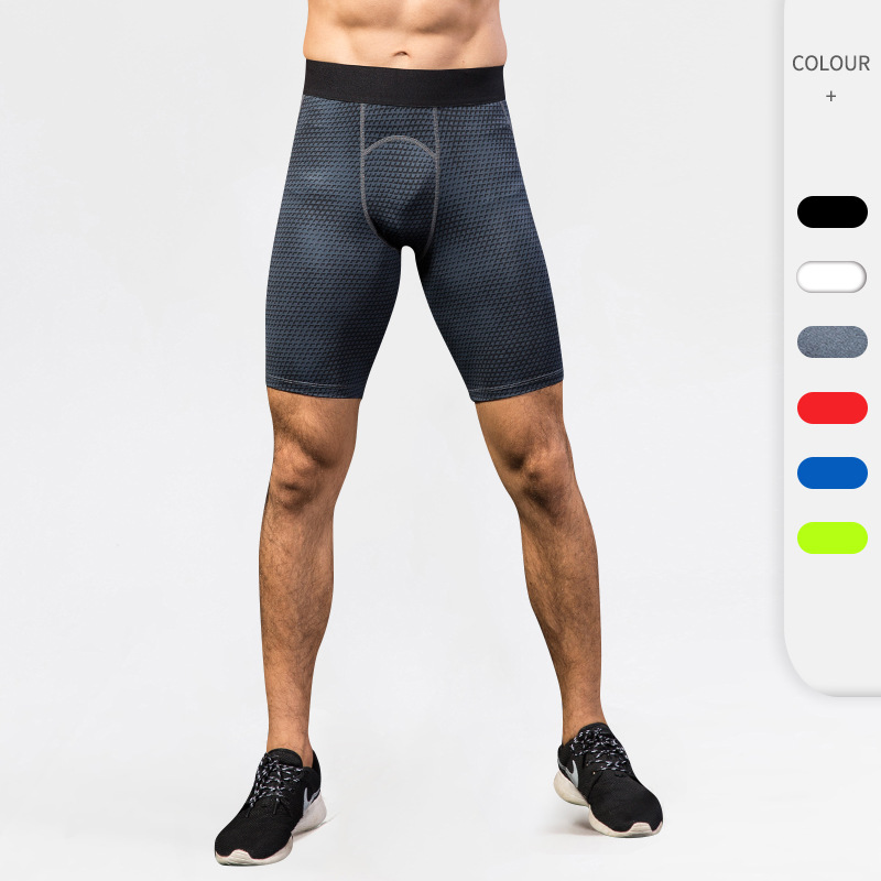 Picture of Men's 3D Printing Training Fitness Running Sports Pants Amazon Elastic Tight Quick-Drying Shorts 4005