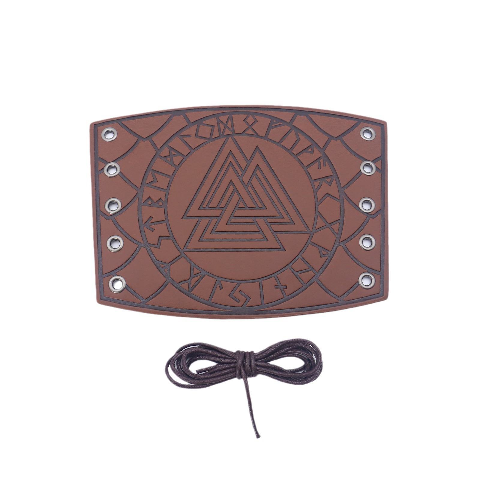 Picture of Cross-border Medieval Men's Leather Bracer Retro Punk Hand Guard Carnival cosplay Costume Accessories Arm Guard