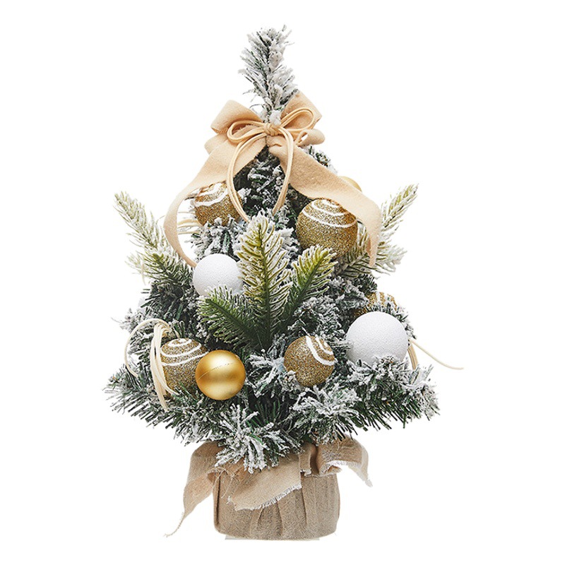 Factory in stock Christmas ins Wind table mini snow Christmas tree atmosphere activity scene layout