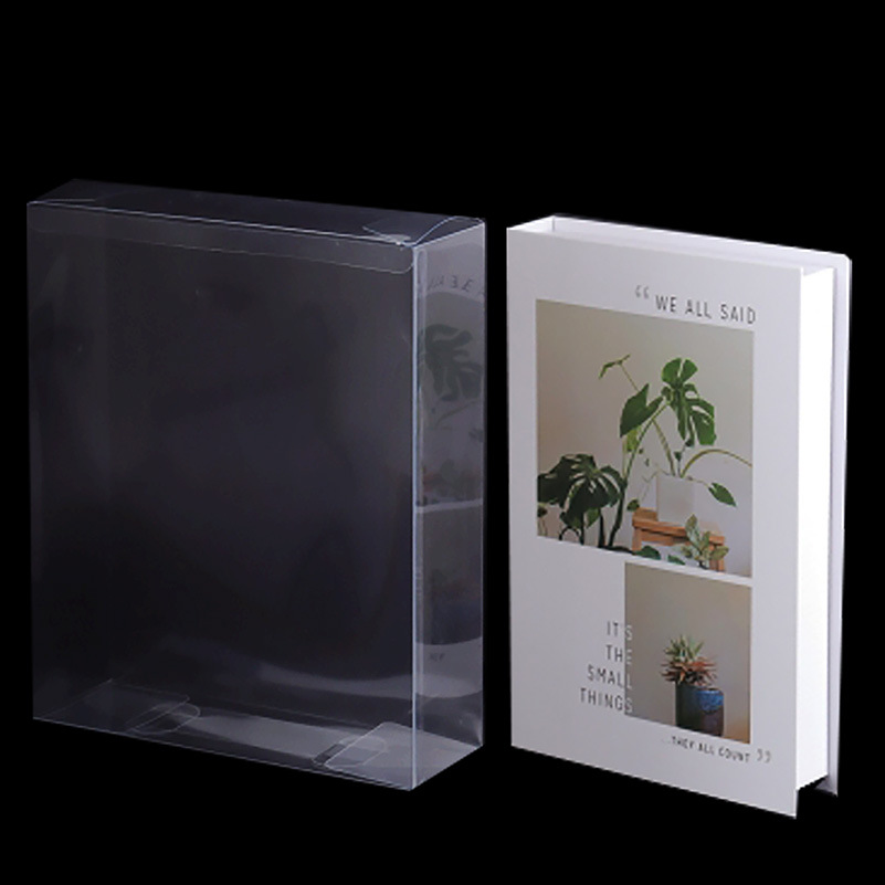 Picture of in stock PET Transparent Box Record Stationery Packaging Box PVC Plastic Box Bubble Mart Hand Dustproof Storage Box