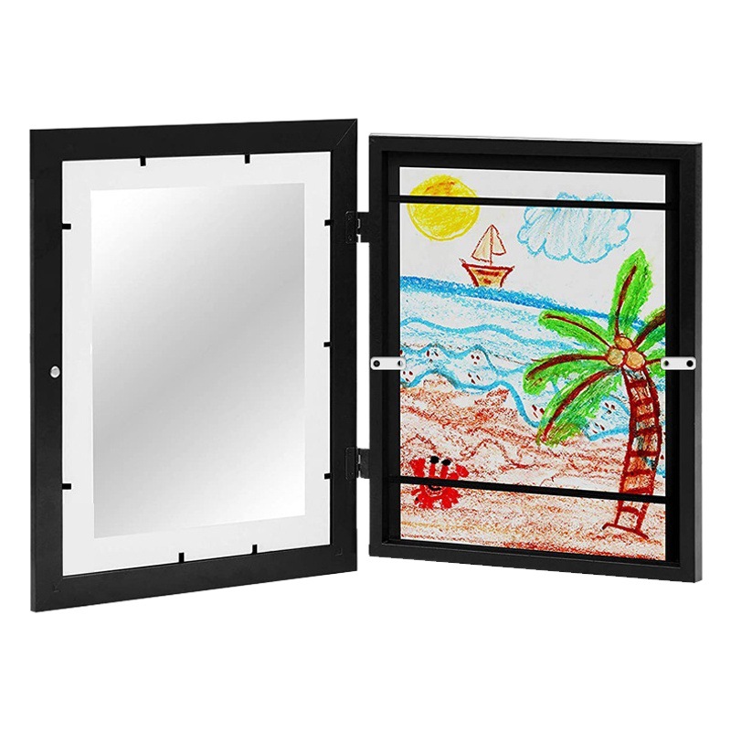 Flip Photo Frame Kids Art Frames Decorative Painting Oil Painting Amazon Kidsren's Art Photo Frame Wholesale