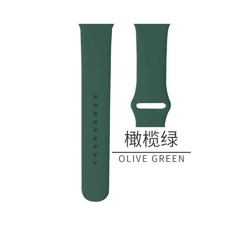 Picture of For AppleWatch Apple Silicone Strap iwatch1-9/SE Smart Watch Classic Sport Strap