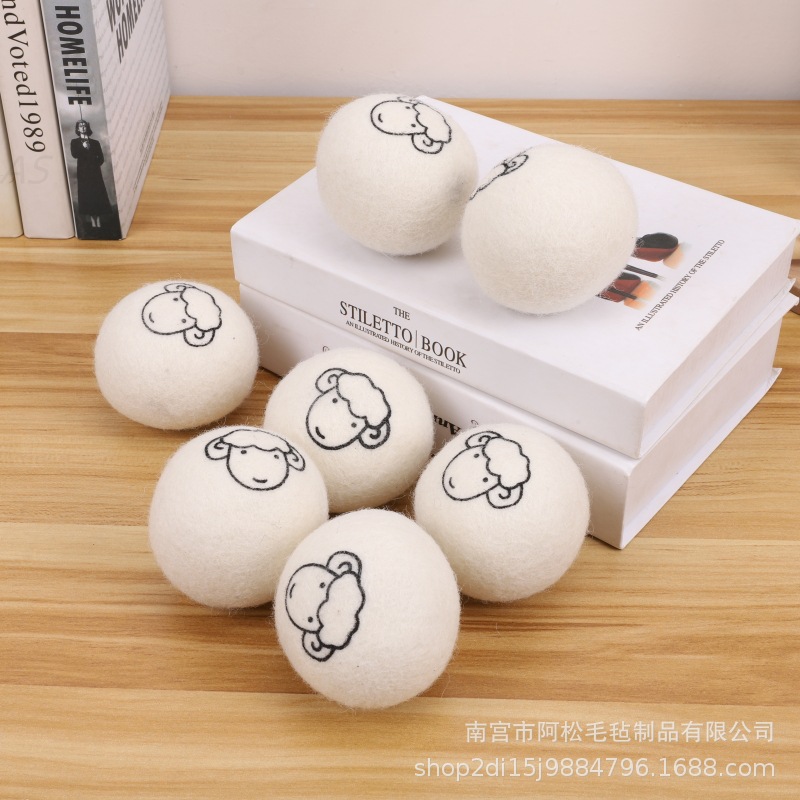Picture of Cross-border wholesale wool ball drying ball wool drying ball home anti-winding drying laundry felt ball Electrostatic Removal