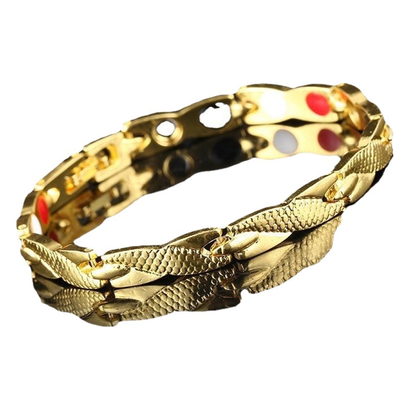 European and American Cross-border Men's Removable Dragon Bracelet 7mm Cross-border Simple Couple Bracelet New Magnetic Bracelet