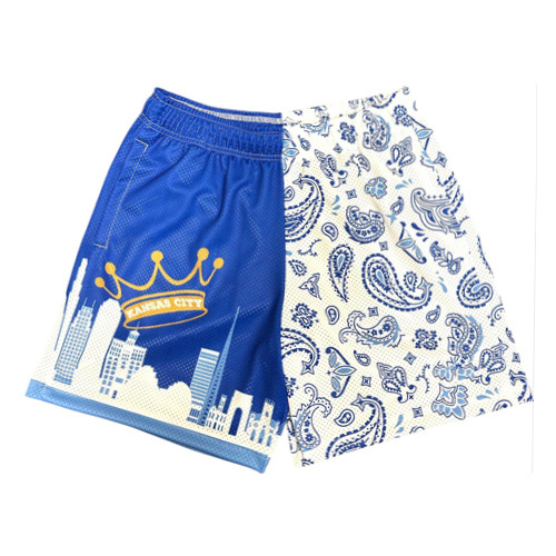 Outdoor Sports Shorts Men's Trendy Summer New Sports Fitness Running Basketball Shorts Four-Point Printed Shorts