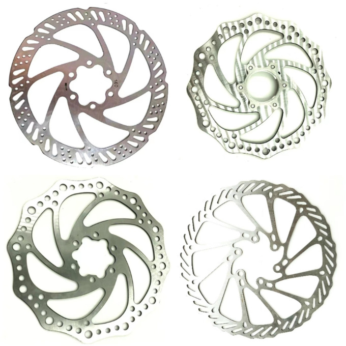 Mountain bike disc brake disc 160mm disc brake disc rotary brake pad rotary hole distance 48mm card type 44mm