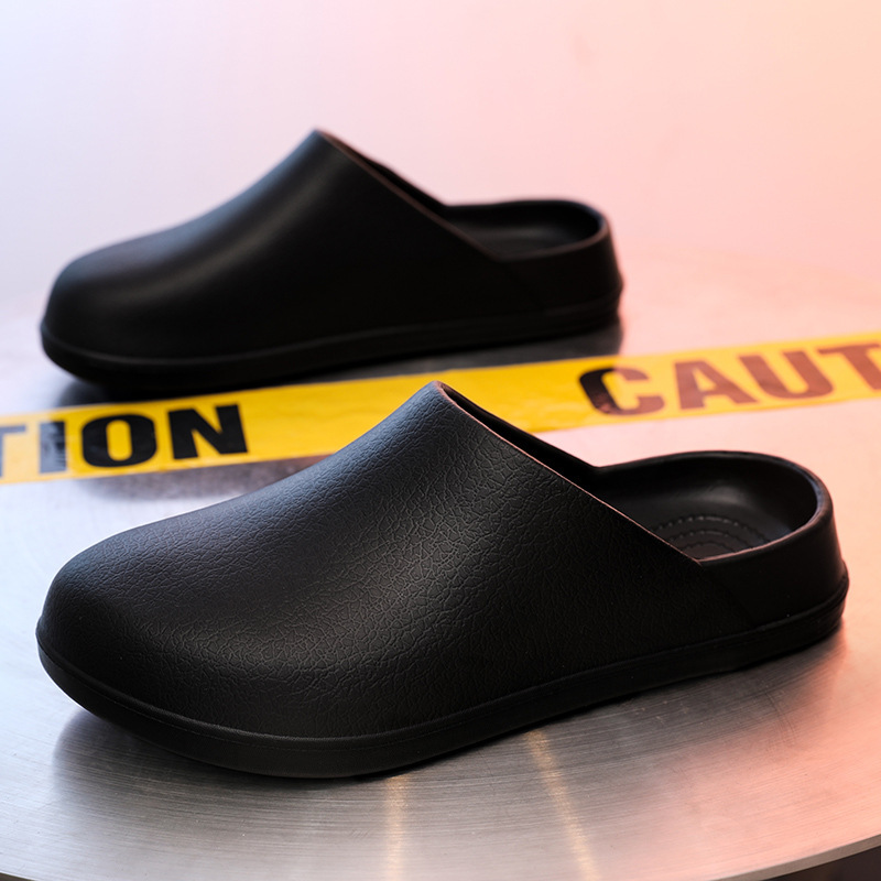 Summer New Soft-Soled Toe-Toe Slippers with a Sense of Stepping on Shit, Cross-Border Large Size Fashionable Casual Shoes, Non-Slip and Comfortable Work Sandals and Slippers