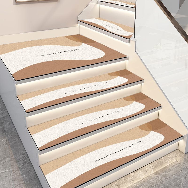 Picture of Simple style household non-slip stair mat stain-resistant easy-to-clean diatom mud floor mat non-slip cutting and soundproof floor mat