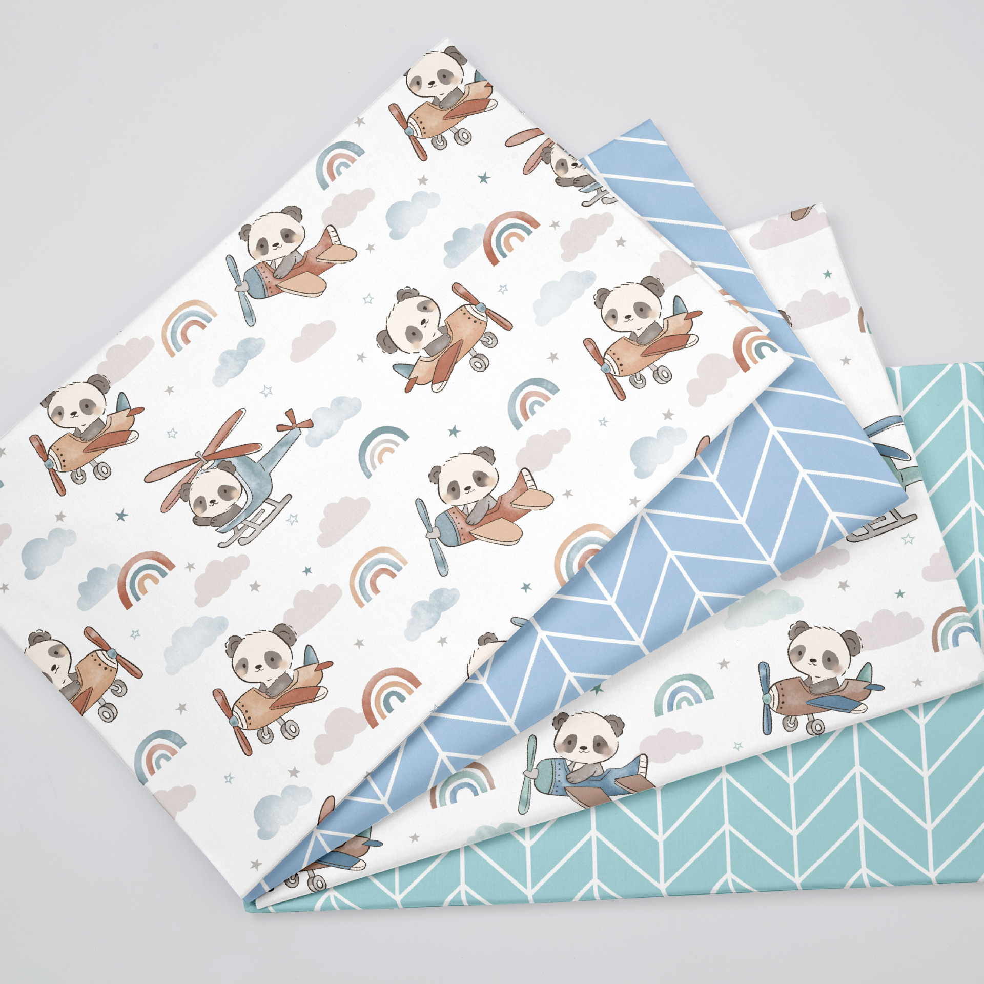 Wholesale supply of 133*72 twill printed fabric, cartoon print, 40-count cotton cloth, 1.6 meters wide