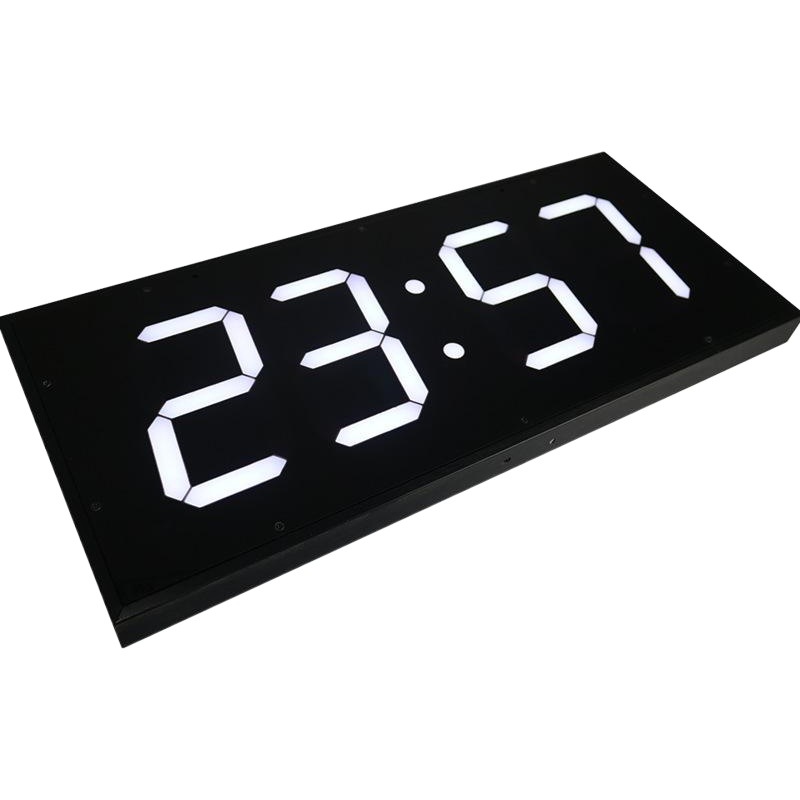 Led large screen high-end double-sided digital electronic clock factory hospital corridor corridor perpetual calendar wall clock hanging