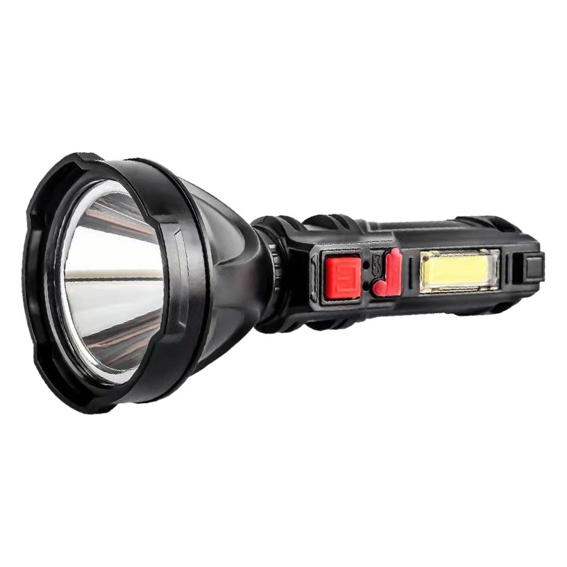 Cross-border new strong light COB working side light usb rechargeable outdoor flashlight emergency portable light outdoor carrying